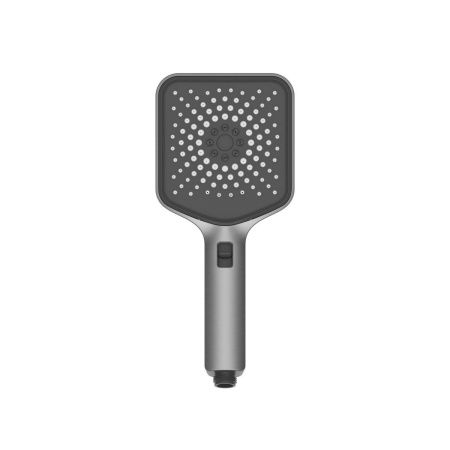 Душевая система Vincea VSFW-422TI4GM встраиваемая в стену цвет вороненая сталь с термостатом