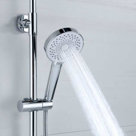 Душевая стойка Bond Circle B01-8100 настенная цвет хром глянцевый