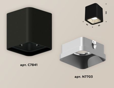 Светильник накладной Ambrella Light Techno (Тецхно) XS7841003
