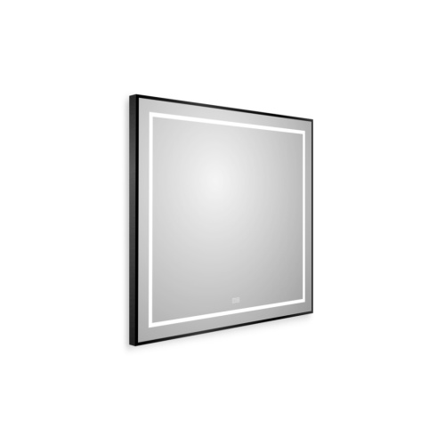 Зеркало BelBagno Kraft SPC-KRAFT-900-800-LED-TCH-WARM-NERO 90х80 - фото 2