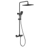 Душевая стойка Vincea Next VSFS-1N1TMB настенная цвет черный с термостатом