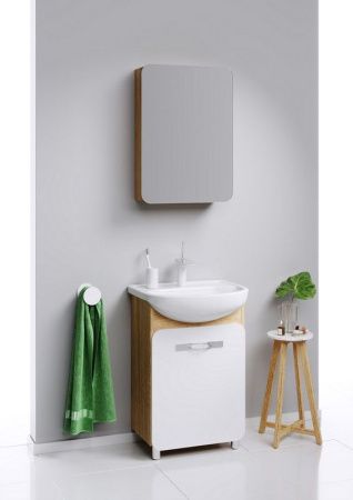 Тумба под раковину Aqwella Y Veg.01.05 50х30 подвесная цвет коричневый