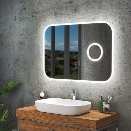 Зеркало с подсветкой Maretti Florenza FL1410070P19EL 100х70 подвесное