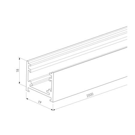 Шинопровод магнитный накладной Elektrostandard Line Magnetic (Лине Магнетиц) 4690389219092