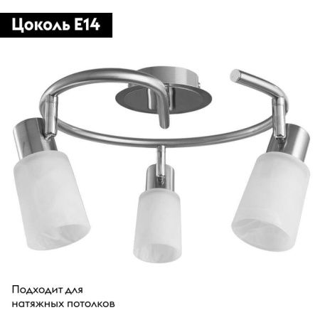 Спот Arte Lamp Cavalletta (Цаваллетта) A4510PL-3SS