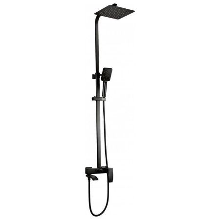 Душевая стойка Filarete FL2010BL настенная цвет черный