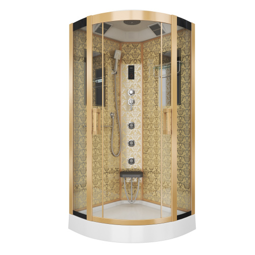Душевая кабина Niagara Luxe 7715G 90х90 четверть круга с крышей