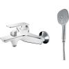Смеситель для ванны и душа Haiba HB548-8 HB60548-8 настенный белый/хром
