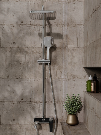 Душевая стойка Orange Otto M22-811cr настенная цвет хром