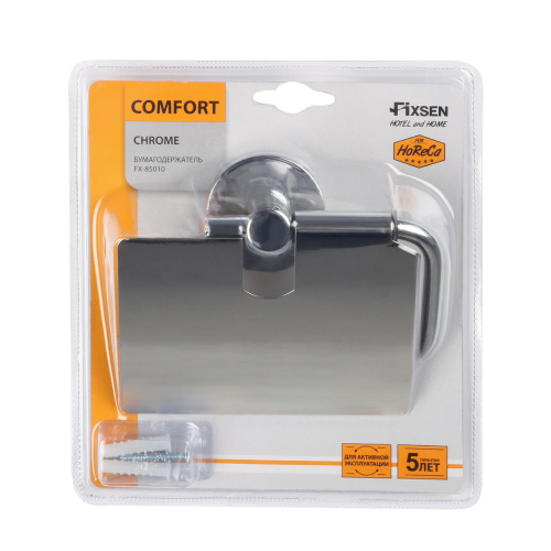 Бумагодержатель Fixsen Comfort chrome FX-85010 - фото 2
