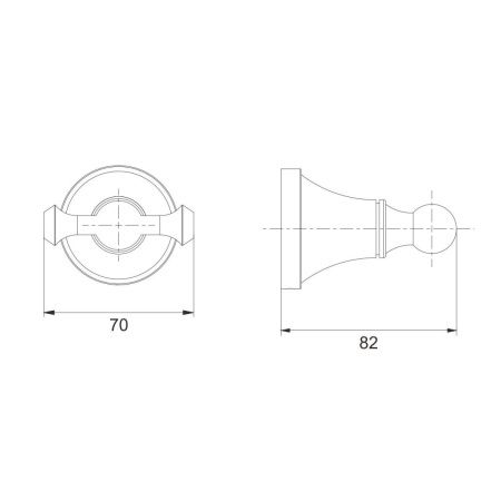 Крючок Rose RG19H RG1921H