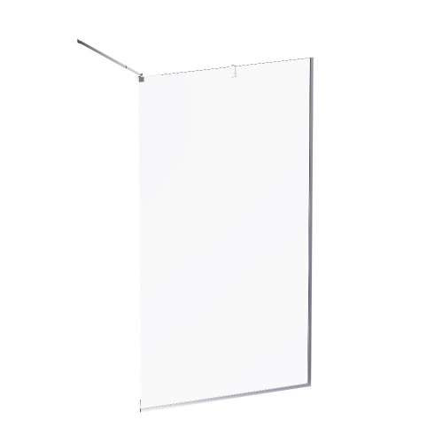 Душевая перегородка Am.Pm Func W84WI-110-F1-MTE 110х200 стекло прозрачное профиль хром глянцевый - фото 2