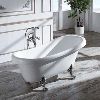 Ванна акриловая Cerutti SPA CT9322 170х79 отдельностоящая овальная с ножками Ванна акриловая Cerutti SPA CT9322 170х79 отдельностоящая овальная с ножками