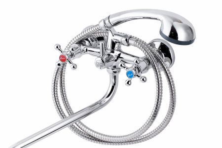 Смеситель для ванны и душа FAUZT FZs-471-06 настенный хром