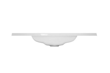 Раковина из искусственного камня Эстет Элин ФР-00014967 80х40 накладная цвет белый 1 отверстие под смеситель