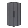 Душевой уголок Niagara Nova NG-2823-34BLACK 90х90 стекло тонированное профиль черный без поддона