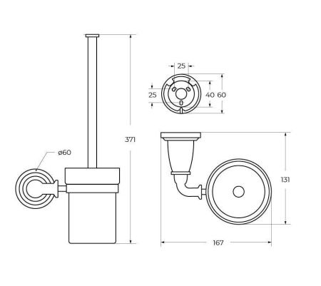 Ершик Art&Max BIANCHI AM-E-2608-Cr
