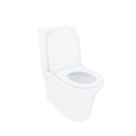 Унитаз-компакт напольный с бачком IDDIS Stone STNRDSEi24 белый с сиденьем микролифт  смыв воронка-водоворот