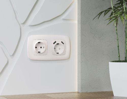 Рамка одноместная Ambrella Volt Ecta (Ецта) OF140201 - фото 2