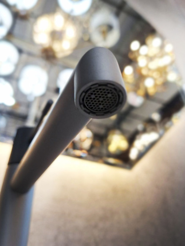 Смеситель для раковины AltroBagno Intento AltroBagnoIntento010216GrNe на столешницу серый/черный - фото 5