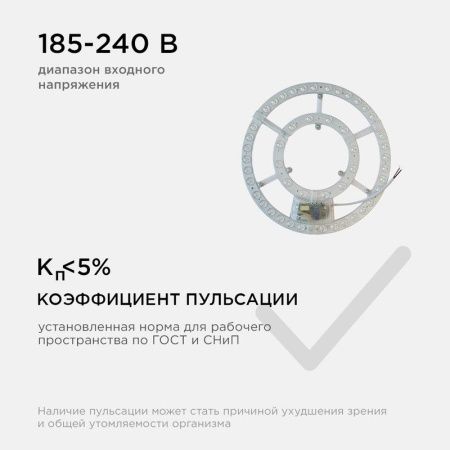 Светодиодный модуль со встроенным драйвером Apeyron 25235