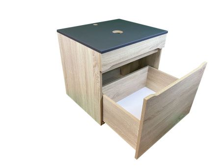 Тумба с раковиной Sintesi STL.W7017_SIN-LVB-APP-409 60х60 подвесная цвет бежевый