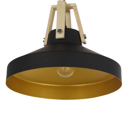 Светильник подвесной Lumina Deco Voli (Воли) LDP 8037-350 BK+GD