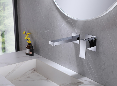 Смеситель ABBER Daheim AF8212 встраиваемый в стену хром