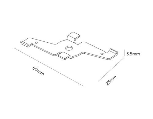 Крепеж потолочный для накладного магнитного шинопровода Ambrella Light Track System (Трацк Сыстем) GL1995 - фото 3