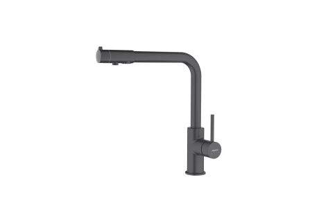 Смеситель для кухни Aquatek ЕВРОПА AQ1386MB на мойку черный