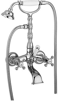 Смеситель для ванны с душем Paffoni Belinda FBLV022CR настенный хром