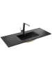 Раковина из сантехнического фаянса WeltWasser WW SK 10000005569 50 см встраиваемая цвет черный 1 отверстие под смеситель