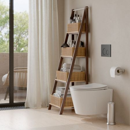 Комплект унитаз с инталляцией и клавишей смыва Iberica Blanca BURGOS ALTO IB.001M.BRA.231.812