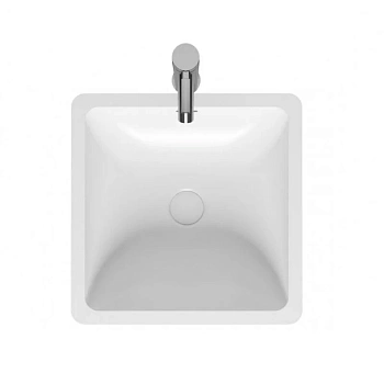 Раковина Riho AVELA SQUARE W W016001105 42х42 накладная цвет белый