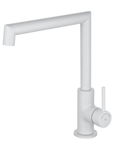 Смеситель для кухни Wonzon & Woghand WW-L1005-MW на мойку белый