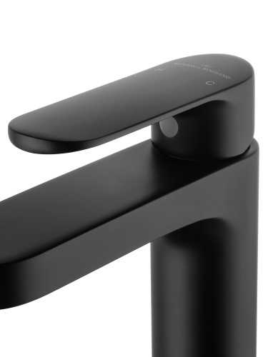 Смеситель Wonzon & Woghand WW-H1032-MB на раковину черный - фото 4