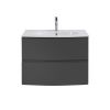 Тумба под раковину Cezares ELETTRA 55522 70х50 подвесная цвет черный