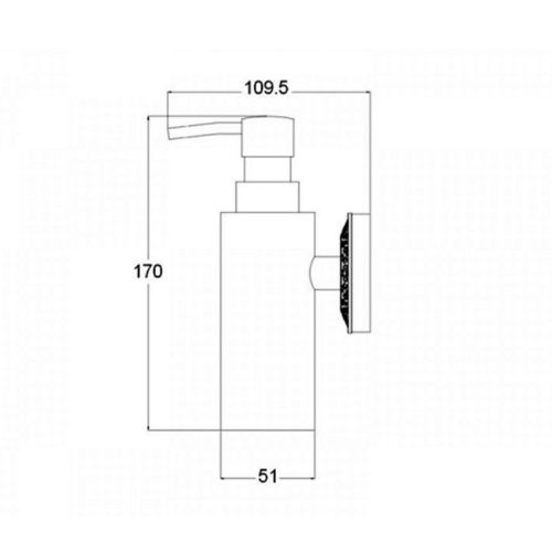 Дозатор для жидкого мыла Bronze de Luxe ROYAL R25027 - фото 3