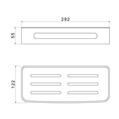 Полка в ванную комнату Timo Luiro 18578/17 - фото 2