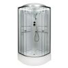 Душевая кабина AvaCan L510LED 100х100 четверть круга с крышей ориентация универсальная