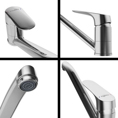 Смеситель для кухни Tokito TAKASE TOK-TAK-1012 на мойку хром