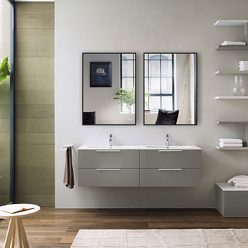 Зеркало в ванную Vincea VLM-3VN500B-2 50х70 цвет черный