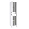 Шкаф-пенал RUNO ЭКОНОМ 00000000135 50х31х191 напольный цвет белый