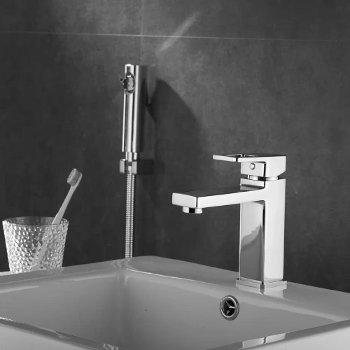 Смеситель Shevanik S8271 на раковину хром - фото 4