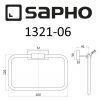 Полотенцедержатель Sapho OLYMP 1321-06