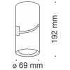 Спот потолочный Maytoni Technical Tube (Труба) C019CW-01W