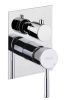 Смеситель для ванны и душа Fiore Xenon 44CR7501 встраиваемый в стену хром