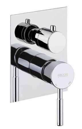 Смеситель для ванны и душа Fiore Xenon 44CR7501 встраиваемый в стену хром
