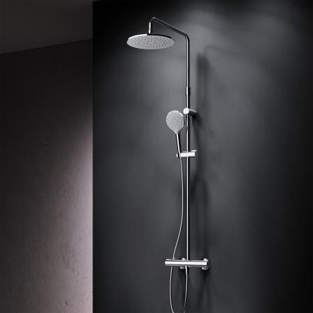 Душевая стойка Am.Pm Like F0780464 настенная цвет хром с термостатом