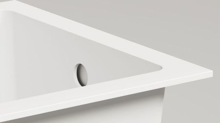 Ванна из искусственного камня Salini CASCATA 105011G 150х70 встраиваемая прямоугольная